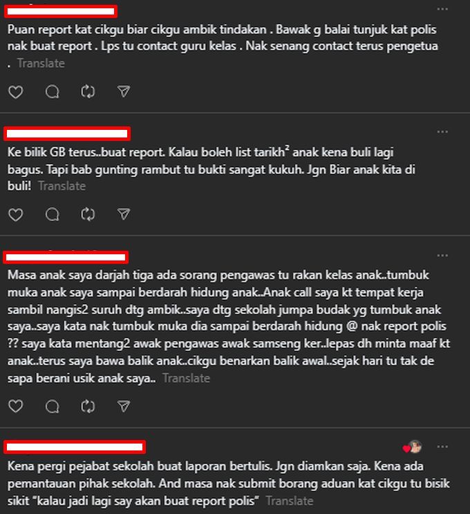Warga maya memberikan pandangan masing-masing.