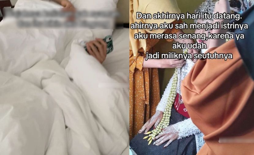 Wanita ini meluahkan rasa kecewa dengan kata-kata suaminya. 