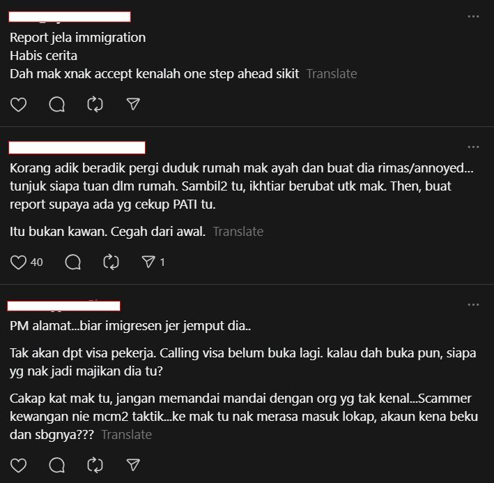Warga maya berkongsi langkah yang boleh dilakukan bagi menyelesaikan masalah dialami.