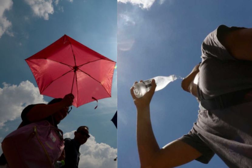 Bawa payung serta air bagi mengelak kehausan sekiranya cuaca panas. -Gambar hiasan