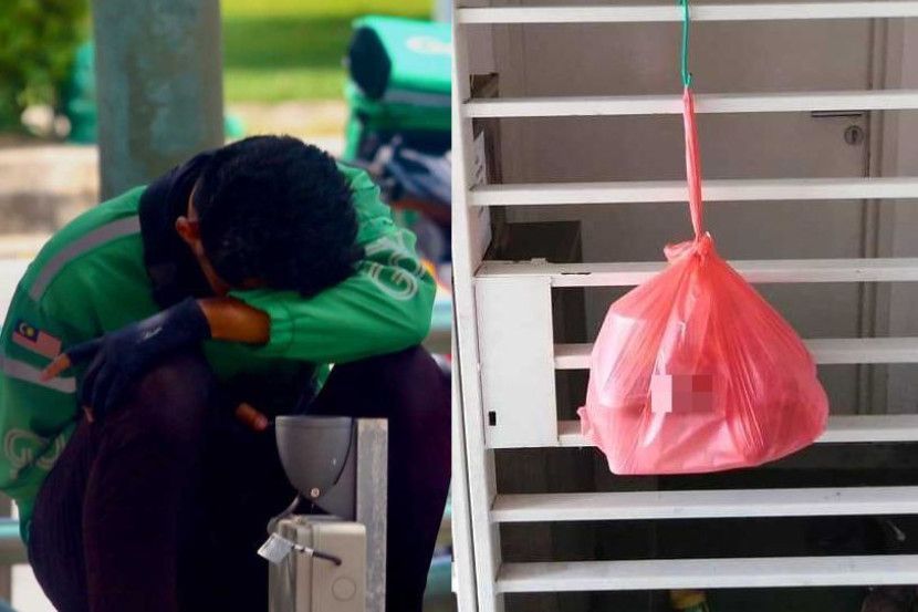 Bungkusan makanan akan dihantar ke lokasi yang telah dipin pembeli. -Gambar hiasan