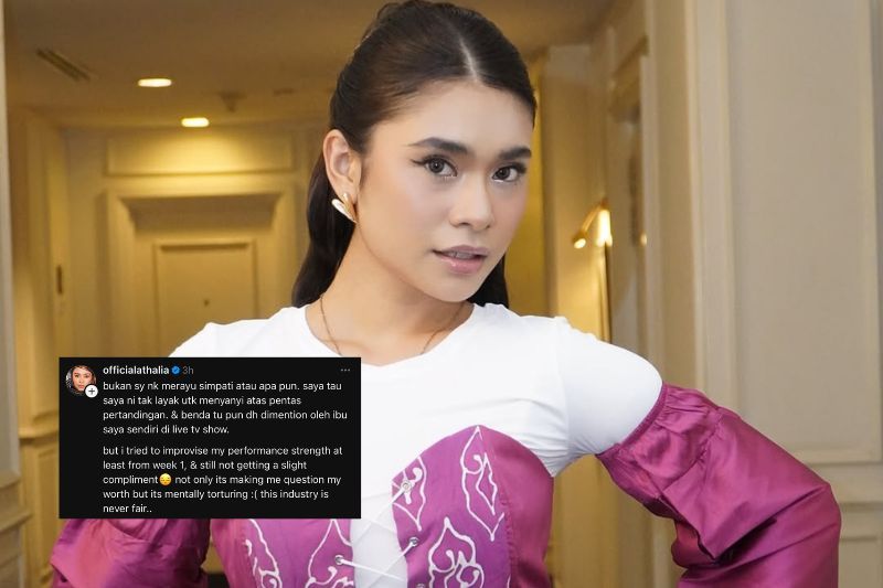 Athalia kesal sering kali menerima kritikan negatif daripada netizen.