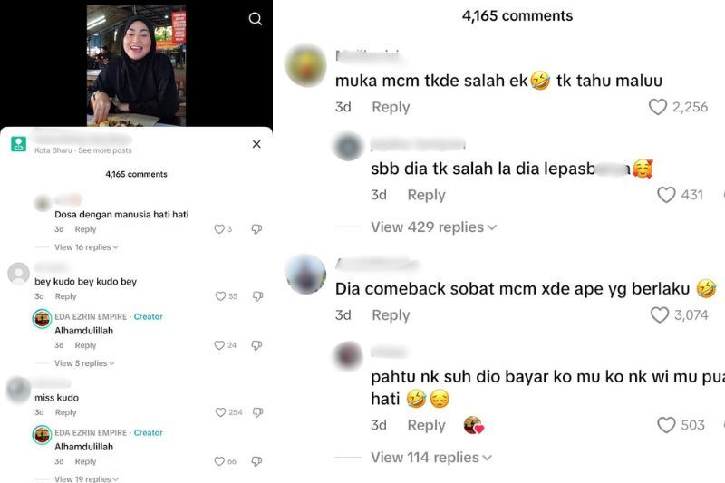 Antara kecaman yang dilemparkan netizen di media sosial.