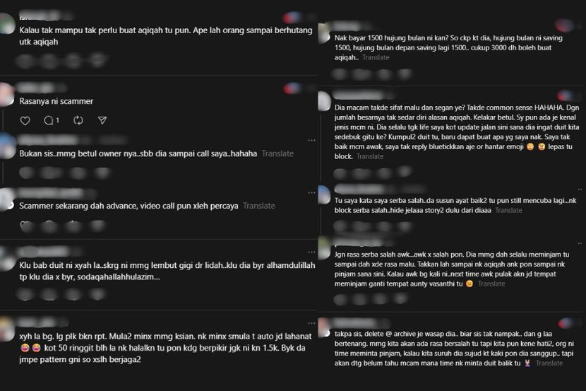 Reaksi netizen