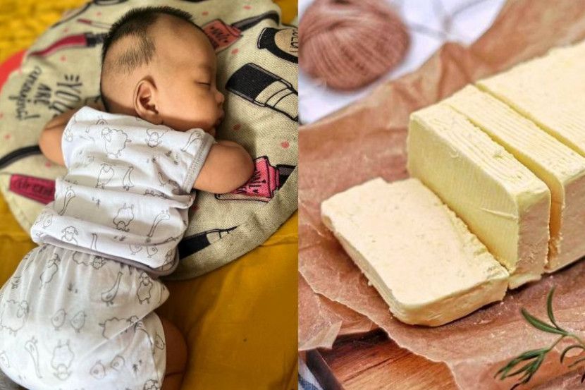 Mentega bantu meningkatkan selera bayi.