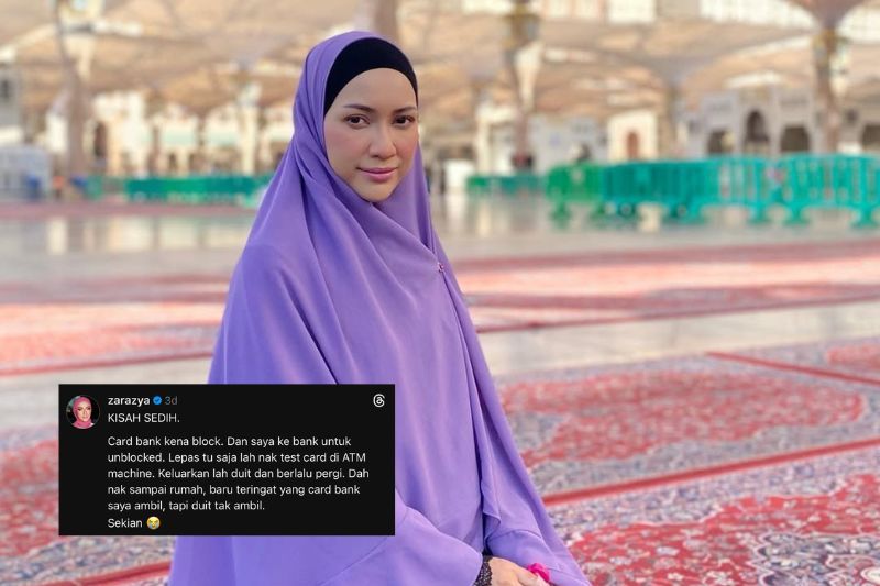 Perkongsian Zara di Threads mendapat perhatian ramai.
