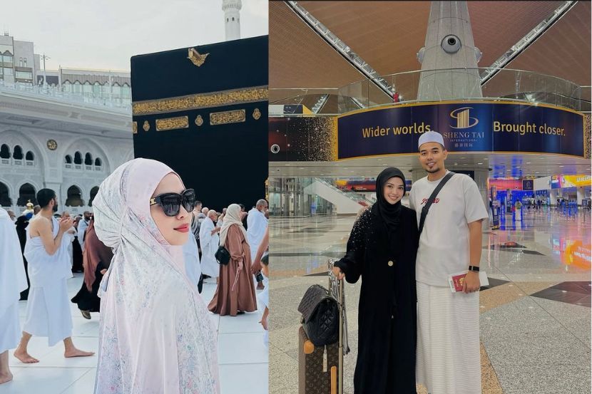 Nurliyana baru sahaja pulang dari mengerjarkan umrah pada Sabtu.