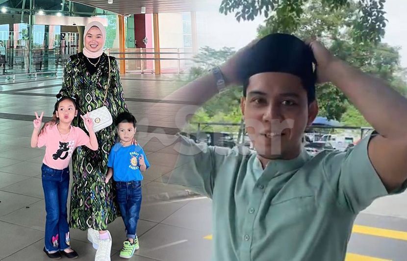 Hafidz (kanan) kecewa tidak mendapat hak penjagaan penuh anak-anak.