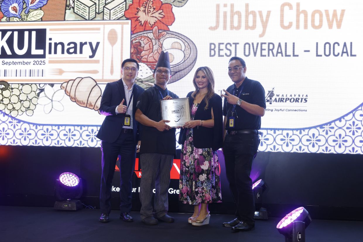 Malaysia Airports' KULinary Dining Awards 2025 at Kuala Lumpur International Airport Terminal 1. — FAIHAN GHANI/The Star