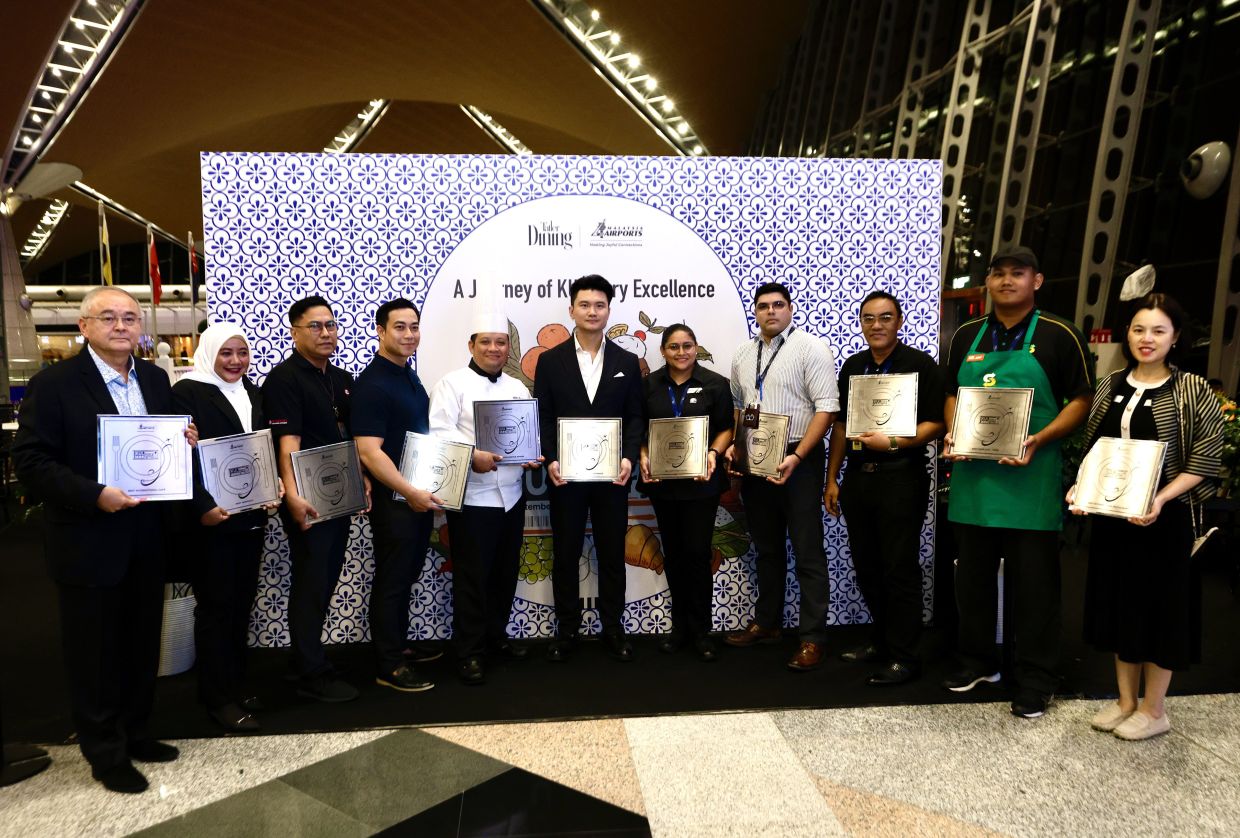 Malaysia Airports' KULinary Dining Awards 2025 at Kuala Lumpur International Airport Terminal 1. — FAIHAN GHANI/The Star
