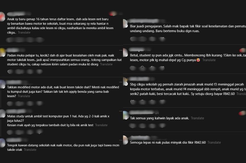 Reaksi netizen