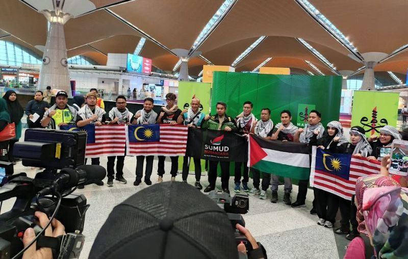Seramai 23 peserta mewakili Malaysia menyertai GSF. -Foto FB Rahmat Sumud Nusantara