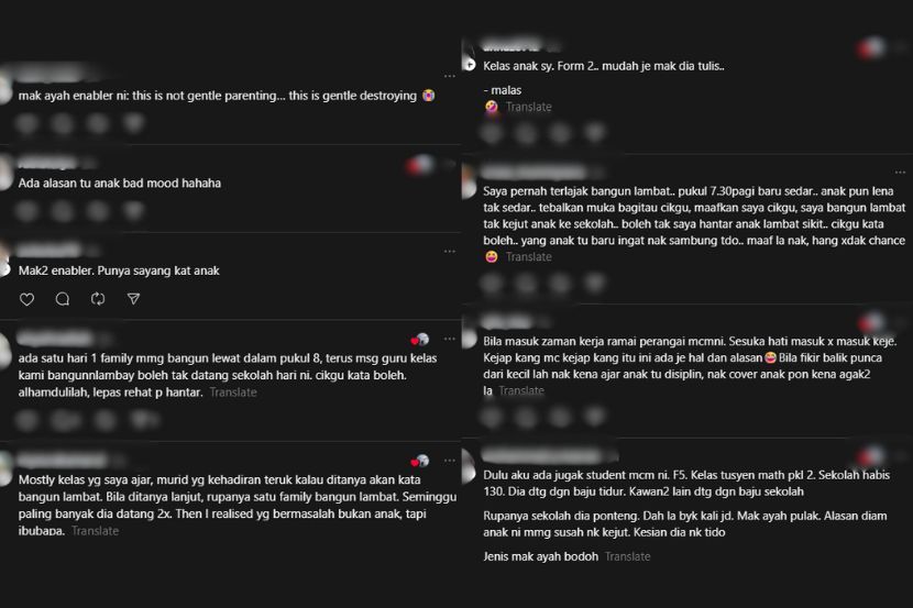 Reaksi netizen