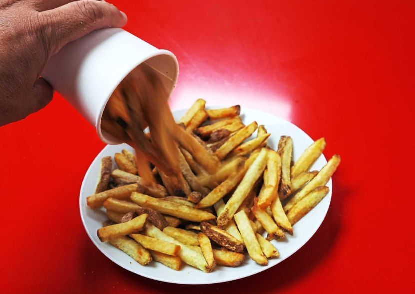 A portion of French fries. People who eat three portions of French fries a week have a higher risk of developing type 2 diabetes, a new study suggests. Photo: Jonathan Brady/PA Wire/dpa