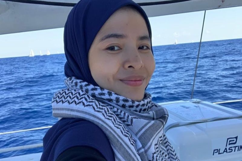 Ardell dan 22 sukarelawan GSF selamat tiba di tanah air pada pukul 11.20 malam.