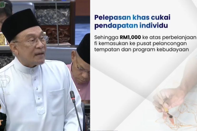 Perdana Menteri mengumumkan pelepasan khas cukai pendapatan individu sehingga RM1,000 bagi menggalakkan rakyat melancong dalam negara.