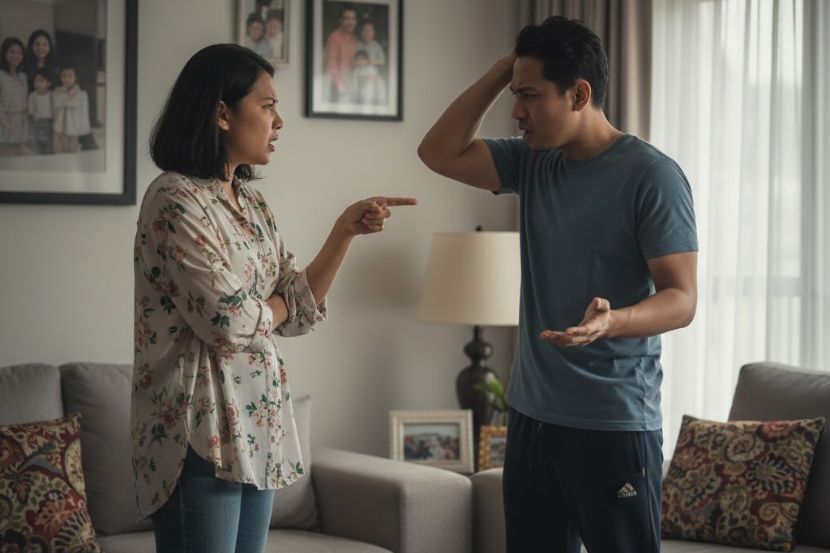 Perselisihan faham lumrah kehidupan berumah tangga. -Gambar hiasan AI