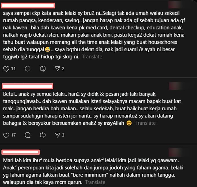 Warga maya turut bersetuju dengan hantaran yang dibuatnya.