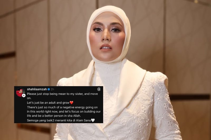 Perkongsian Shila di Threads miliknya.