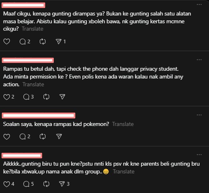 Antara reaksi warga maya di ruangan komen.