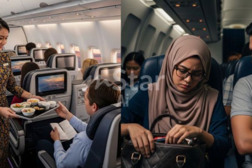 Tugas pramugari membantu penumpang dalam kesulitan. -Gambar hiasan AI