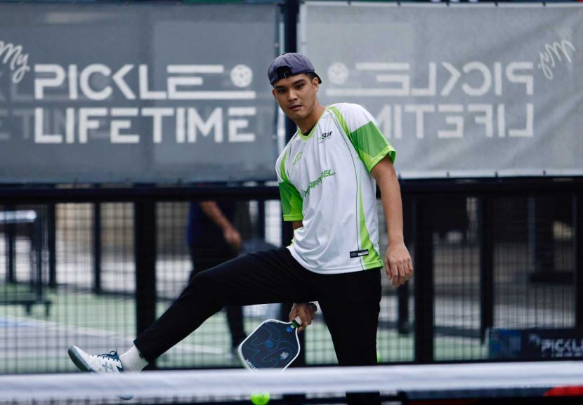 Perlawanan pickelball sempena ulangtahun mStar dan Suria FM. — FAIHAN GHANI/The Star