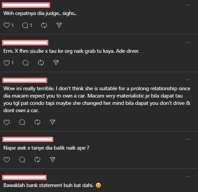 Warga maya turut meluahkan kehairanan dengan sikap wanita terbabit.