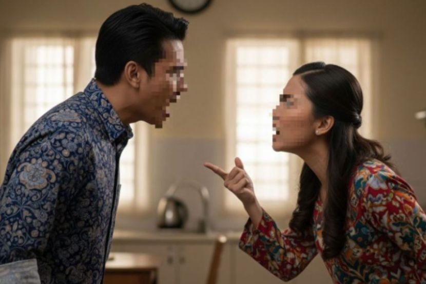 Pertengkaran suami isteri yang berlarutan dalam tempoh yang lama boleh merosakkan hubungan. -Gambar hiasan AI