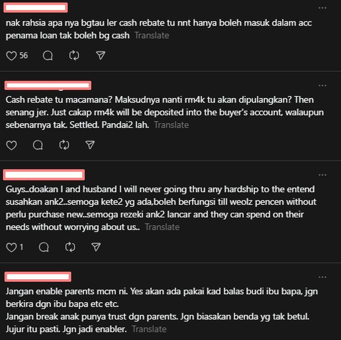 Warga maya memintanya berterus terang dengan anak pasangan terbabit.