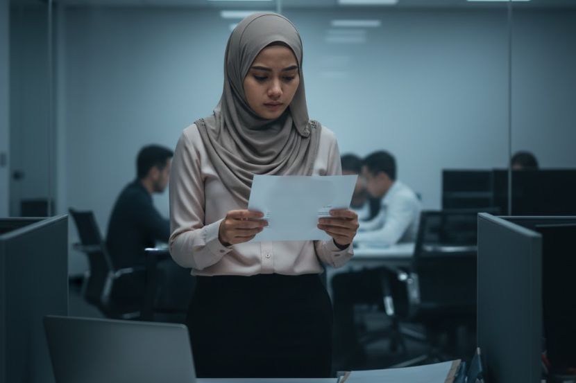 Diberhentikan kerja adalah perkara yang paling mengecewakan. -Gambar hiasan AI