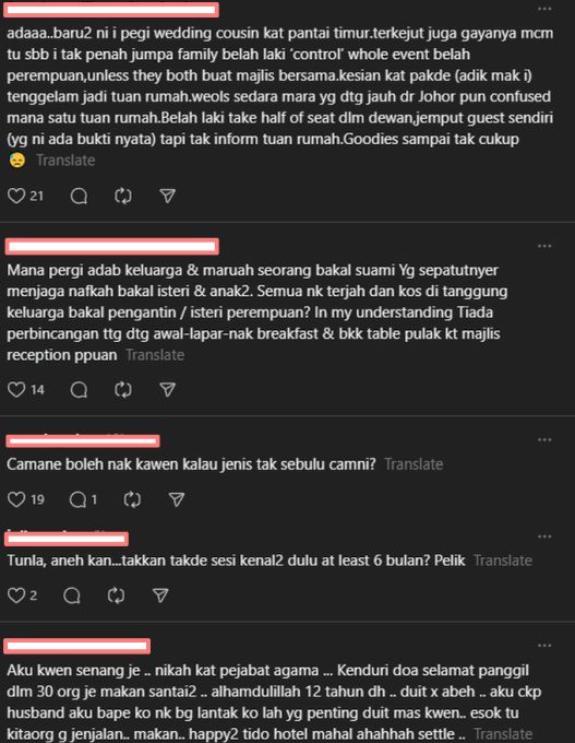 Warga maya meluahkan kebimbangan pada nasib pengantin perempuan tersebut.