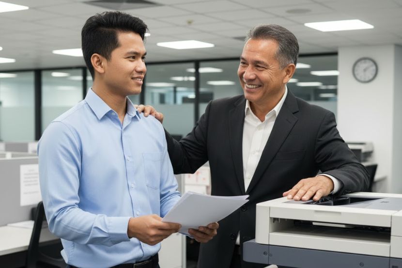 Setiap pelajar latihan industri perlukan bimbingan dari rakan sekerja yang lebih berpengalaman. -Gambar hiasan AI