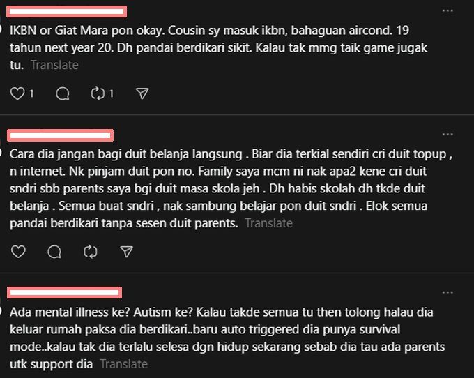 Warga maya berkongsi nasihat dan pandangan.