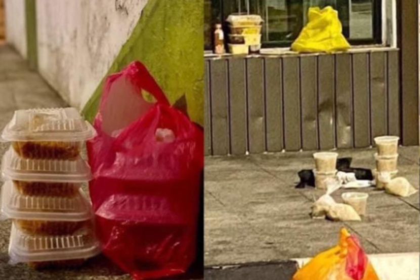 Berlaku pembaziran makanan yang disediakan untuk gelandangan. -Gambar hiasan