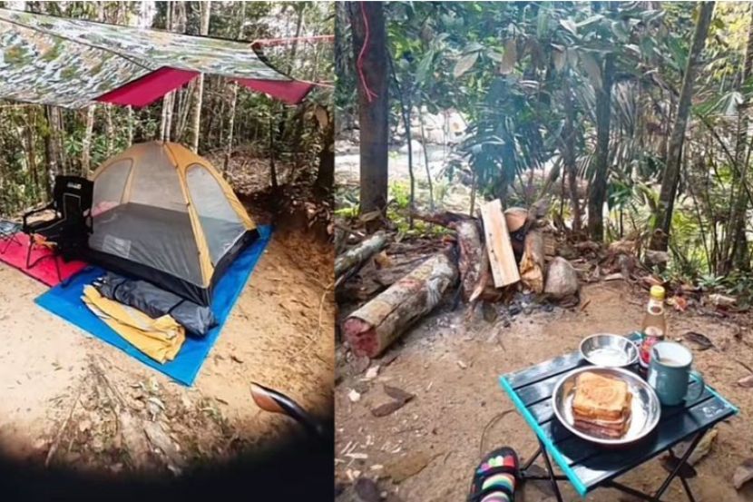 Perkhemahan antara aktiviti menarik yang boleh dilakukan sekeluarga. -Gambar hiasan