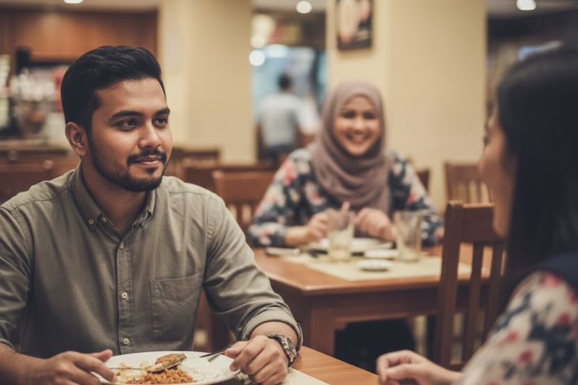 Meminati seseorang adalah lumrah setiap manusia. -Gambar hiasan AI