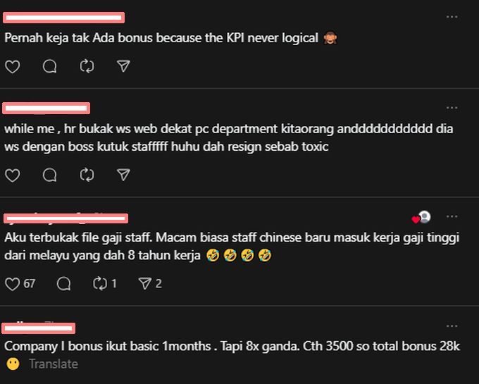 Warga mayaberkongsi pengalaman kerja masing-masing.