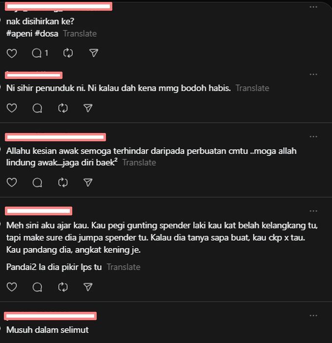 Warga maya beranggapan pengadu akan disihir oleh ibu mentuanya.