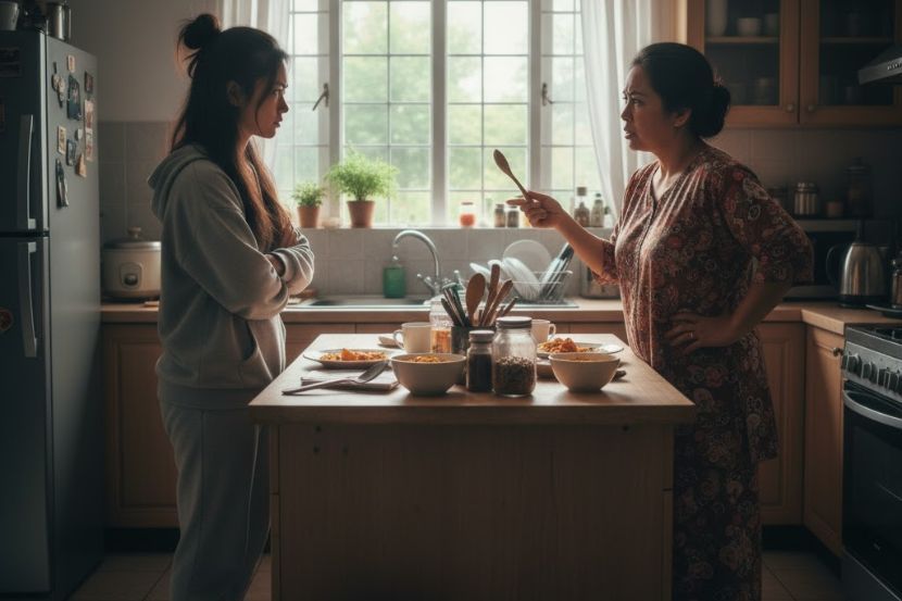 Setiap ibu bapa harus bersabar dalam membesarkan anak-anak. -Gambar hiasan AI