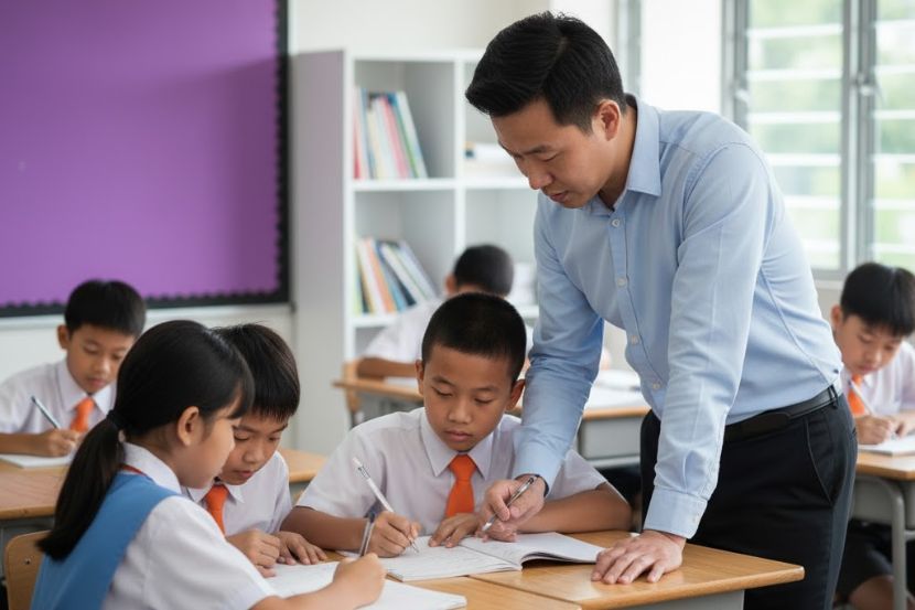 Tugas guru dalam mendidik kian mencabar dari hari ke hari. -Gambar hiasan AI