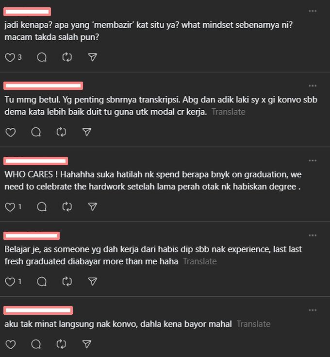 Warga maya memberi pandangan masing-masing.