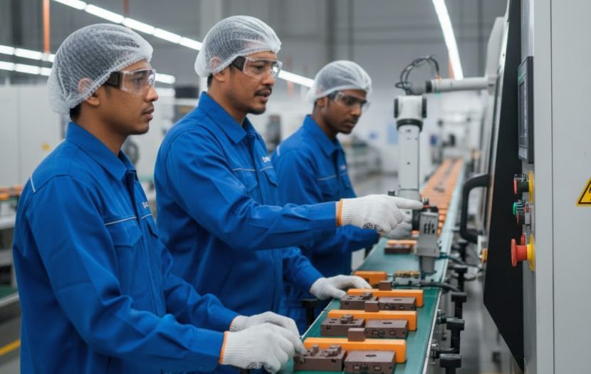 Ramai beranggapan pekerjaan di kilang hanya operator pengeluaran sahaja. -Gambar hiasan AI