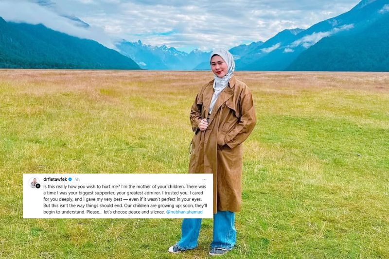 Perkongsian Dr Afifah di Threads miliknya.