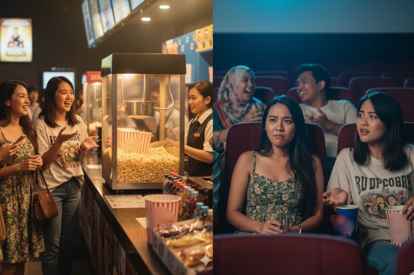 Menonton filem di pawagam antara aktiviti dalam kalangan orang muda. -Gambar hiasan AI