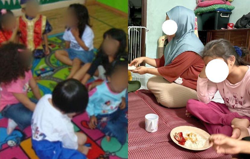 Segelintir isteri menjadi pengasuh bagi membantu kewangan keluarga. -Gambar hiasan