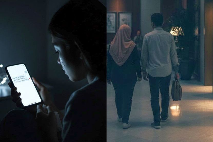 Ramai wanita makan hati dicurangi suami sendiri. -Gambar hiasan AI