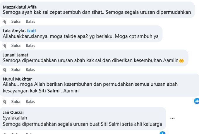 Warga maya mendoakan kesembuhan pada ayahnya.