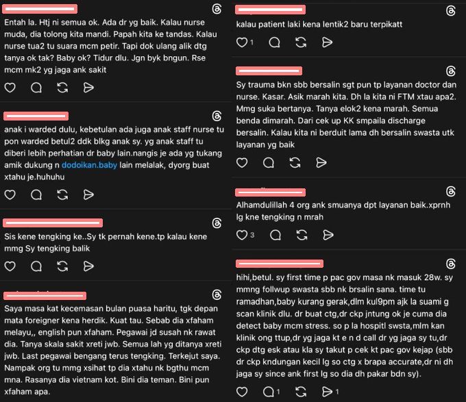 Warga maya turut berkongsi pengalaman sama.