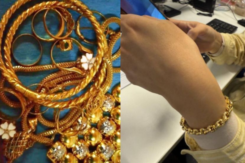 Harga semasa untuk emas 916 di Malaysia ialah sekitar RM 561 segram. -Gambar hiasan