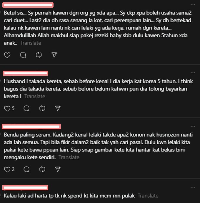 Segelintir warga maya berkongsi pengalaman hampir sama.